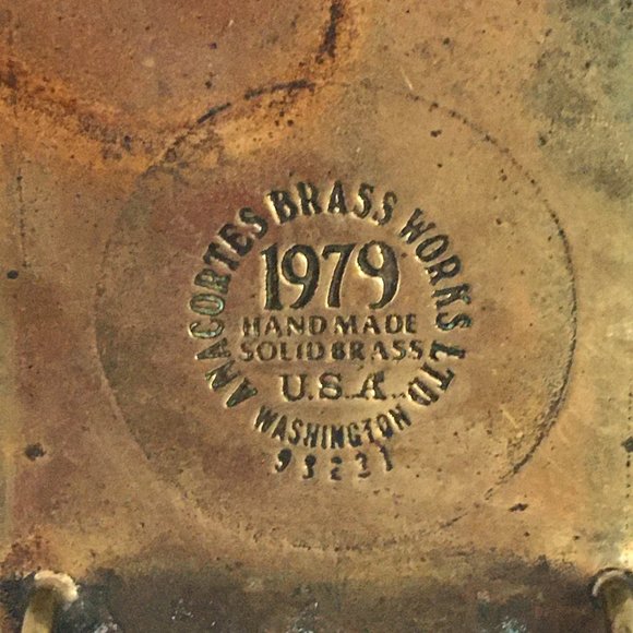 Ducks Unlimited 1979 Washington State Solid Brass Belt Buckle, Numbered, Limited - Picture 5 of 6